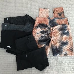 Legging Bundle Lululemon Inspire 8 Zella Hatha M